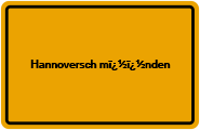 Grundbuchauszug Hannoversch mï¿½ï¿½nden